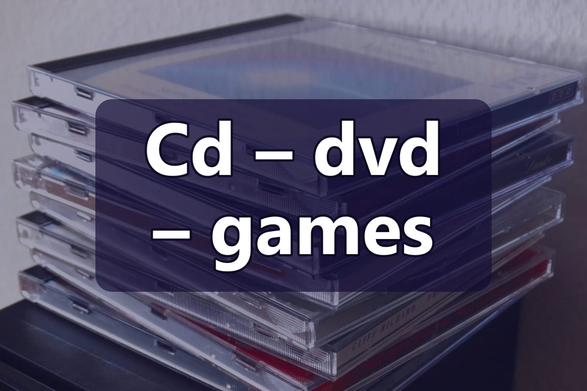 cd – dvd – games